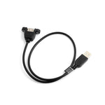 USB A Stecker auf USB A Buchse Panel Mount Stecker Kabel Verlängerungskabel | System-S