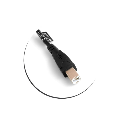USB Typ B Stecker zu USB 2.0 Typ A Buchse Kabel Panel Mount Plattenmontage Verlängerungskabel | System-S