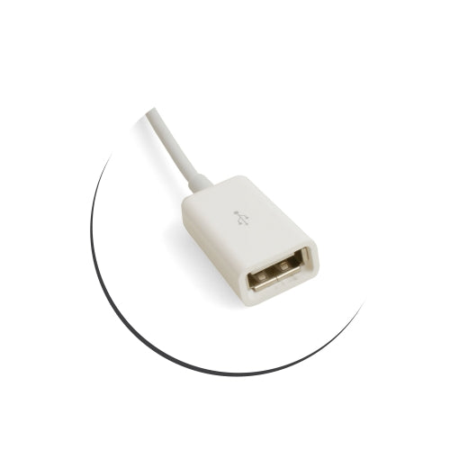 USB A Buchse zu USB A Stecker Datenkabel Ladekabel Kabel 100 cm | System-S