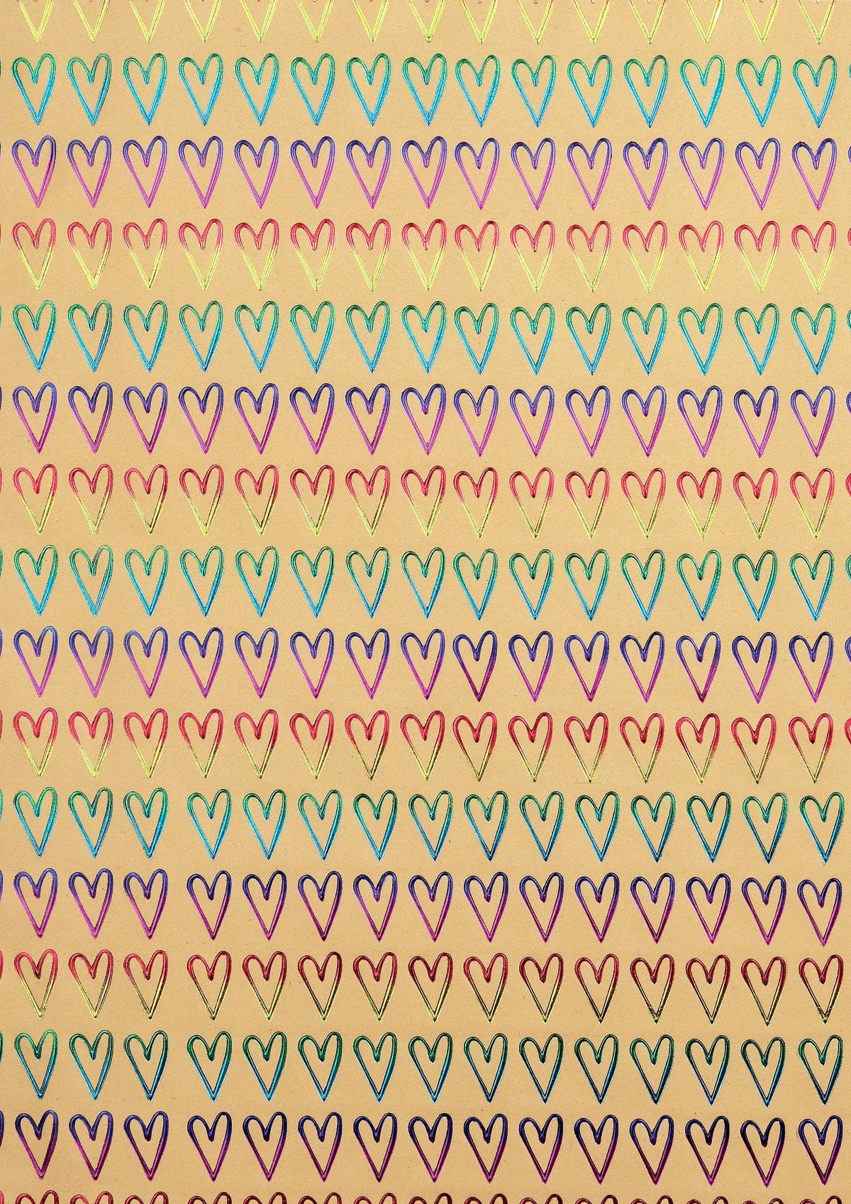 Geschenkpapier "Rainbow" farblich sortiert | 150 x 70 cm