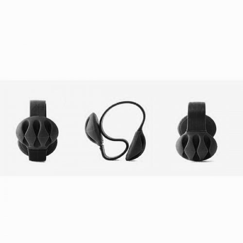 Kabelmanager Kabel Clip Organizer Schreibtisch Kabelclip Kabelbefestigung Kabelführung für Schreibtisch in Schwarz | System-S