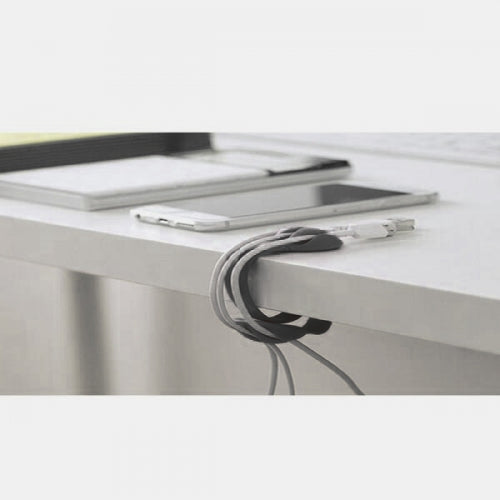 Kabelmanager Kabel Clip Organizer Schreibtisch Kabelclip Kabelbefestigung Kabelführung für Schreibtisch in Schwarz | System-S