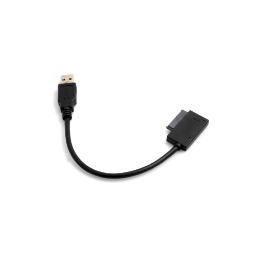 USB Typ A 3.0 (male) auf 7 + 6 13pin Slimline SATA Laptop CD/DVD ROM Optisches Laufwerk Kabel | System-S