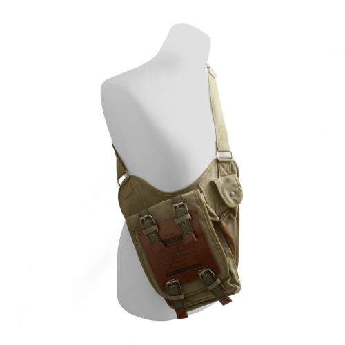 Universal Tasche Unterarm Tasche Umhängetasche Schultertasche mit 7 Fächern in Grün | System-S