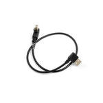 USB A (male)90° Grad rechts gewinkelt zu USB Typ B (male) 90° rechts gewinkelt Kabel 50 cm | System-S