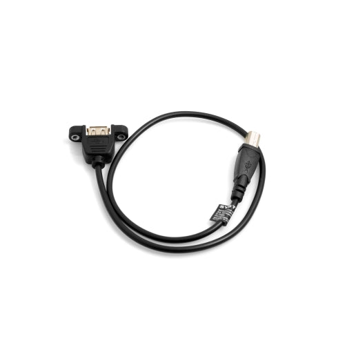 USB Typ B auf USB Typ A 2.0 Kabel Panel Mount 50cm | System-S