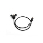 Mini USB 5Pin Kabel auf USB Typ A 2.0 Buchse Panel Mount 50cm | System-S
