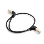 Ethernet Netzwerkabel RJ45 auf RJ45 Abwärtswinkel 8P8C FTP STP UTP Cat 5e 50cm | System-S