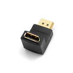 DisplayPort (male) zu DisplayPort (female) Adapter Abwärtswinkel | System-S
