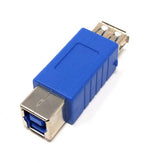 USB A 3.0 Buchse auf USB Typ B Stecker Converter | System-S