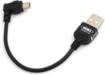 Mini USB Kabel mit 90° Winkelstecker rechts 10 cm | System-S