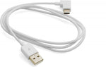 USB 3.1 Type C 90 Grad Gewinkelt zu USB A 2.0 Kabel 100cm | System-S