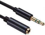 3.5mm Klinke 3 Polig (Male) auf 3.5mm Klinke Aux Stereo Buchse 200 cm Kabel | System-S
