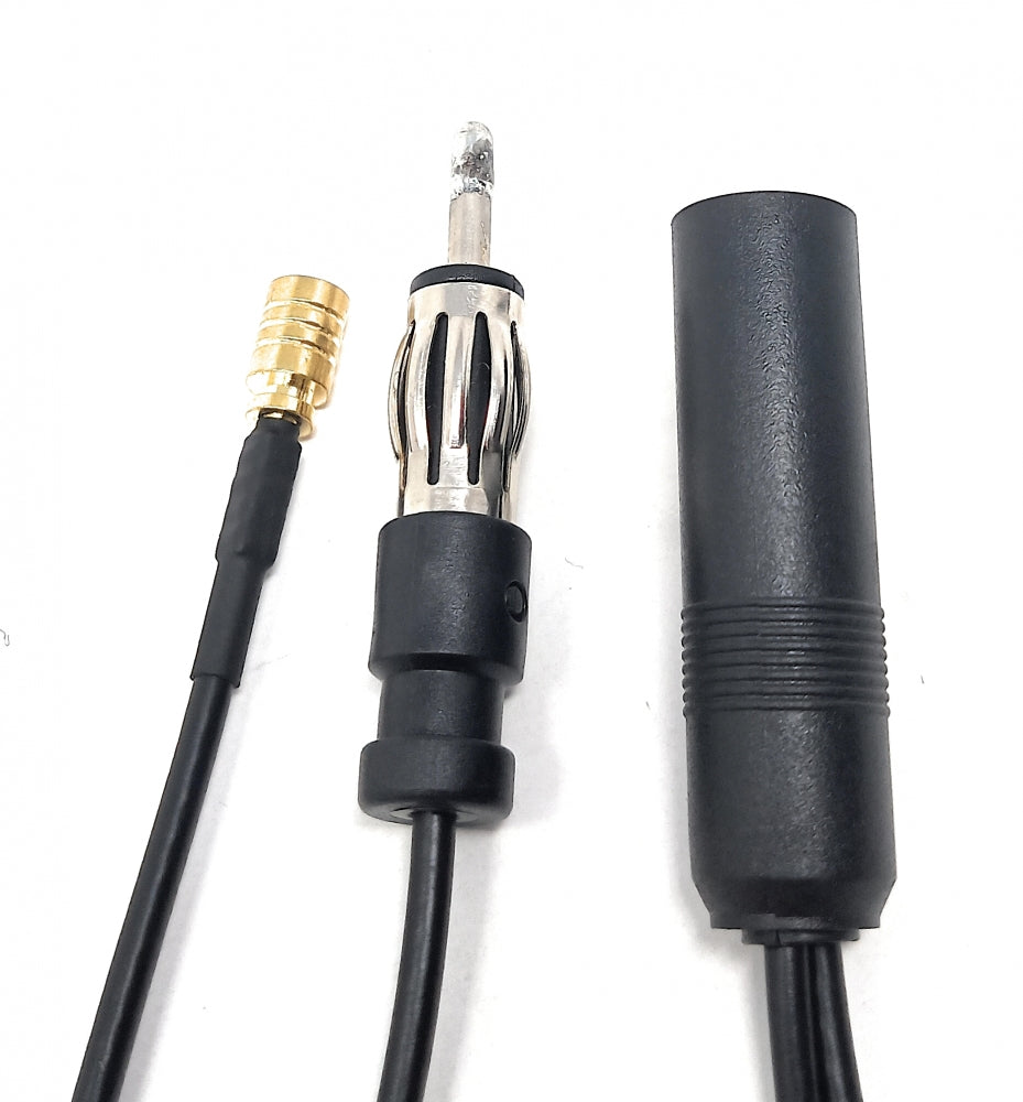 DAB DAB+ Antennensplitter AM/FM und DAB Konverter Din Buchse zu DIN Stecker und SMB Stecker | System-S