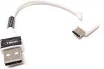 USB 3.1 Typ C 90° Gewinkelt Winkelstecker zu USB 2.0 A Kabel 10 cm | System-S