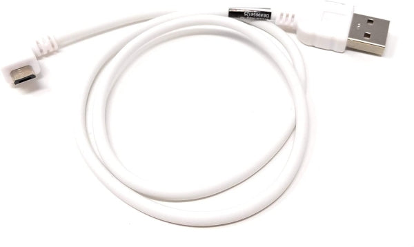 Micro USB Kabel 100 cm Rechts Gewinkelt 90° Winkel | System-S