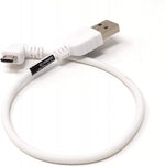 Micro USB 2.0 Kabel 20 cm 90 ° Links Gewinkelt | System-S
