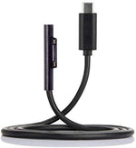 USB 3.1 Typ C Ladekabel für Microsoft Surface Pro 3 4 5 6 Book 12V-15V 150cm | System-S