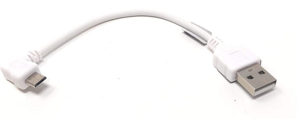 Micro USB Kabel 10 cm Rechts Winkel | System-S