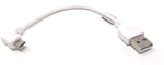 Micro USB Kabel 10 cm Rechts Winkel | System-S