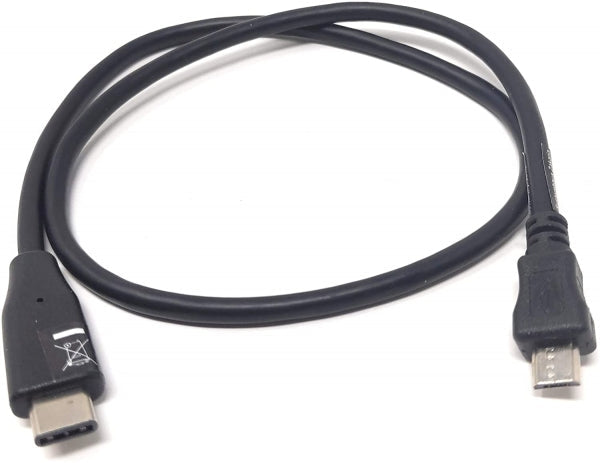 USB Type C 3.1 Stecker zu Micro USB Stecker Host OTG On The Go Host Kabel 50 cm | System-S