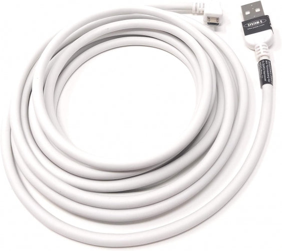 Micro USB 2.0 Kabel 200 cm Rechts Gewinkelt | System-S