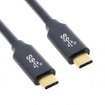 USB Typ C 3.1 Kabel auf USB Typ C 3.1 Gen 2 100W Gbit/s 100cm | System-S