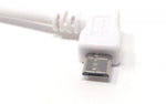 Micro USB 2.0 Kabel 200 cm Links Gewinkelt | System-S