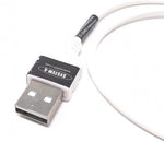 Micro USB 2.0 Kabel 200 cm Links Gewinkelt | System-S