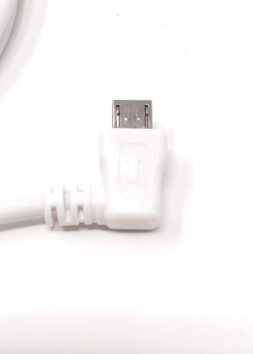 Micro USB 2.0 Kabel 200 cm Links Gewinkelt | System-S