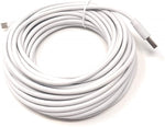 USB 2.0 Kabel 13 m Micro B Stecker zu Typ A Stecker in Weiß | System-S