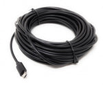 USB 2.0 Kabel 13 m Micro B Stecker zu Typ A Stecker in Schwarz | System-S