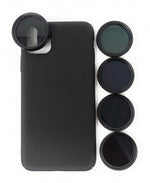 ND Filter 37 mm Set Neutraldichtefilter Graufilter Hülle für iPhone 11 Pro Max | System-S