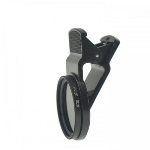 ND8 Filter 37 mm Neutraldichtefilter Graufilter mit Clip für Smartphone | System-S