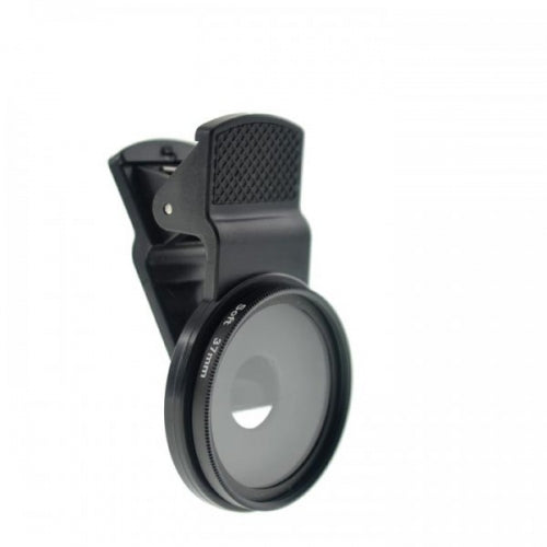 Soft Filter 37 mm Gewinde Weichzeichnung mit Clip in Schwarz für Smartphone | System-S
