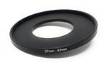 Objektiv Adapter 37 mm Gewinde zu 67 mm Step Up Ring in Schwarz für Filter | System-S