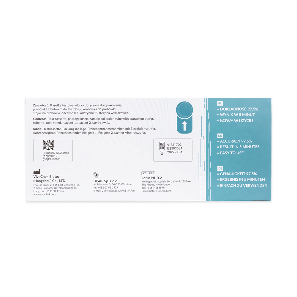 Strep A - Bisaf Professional 1 Test | Packung (1 Stück)