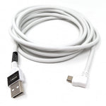 Micro USB Kabel 300 cm links gewinkelt | System-S
