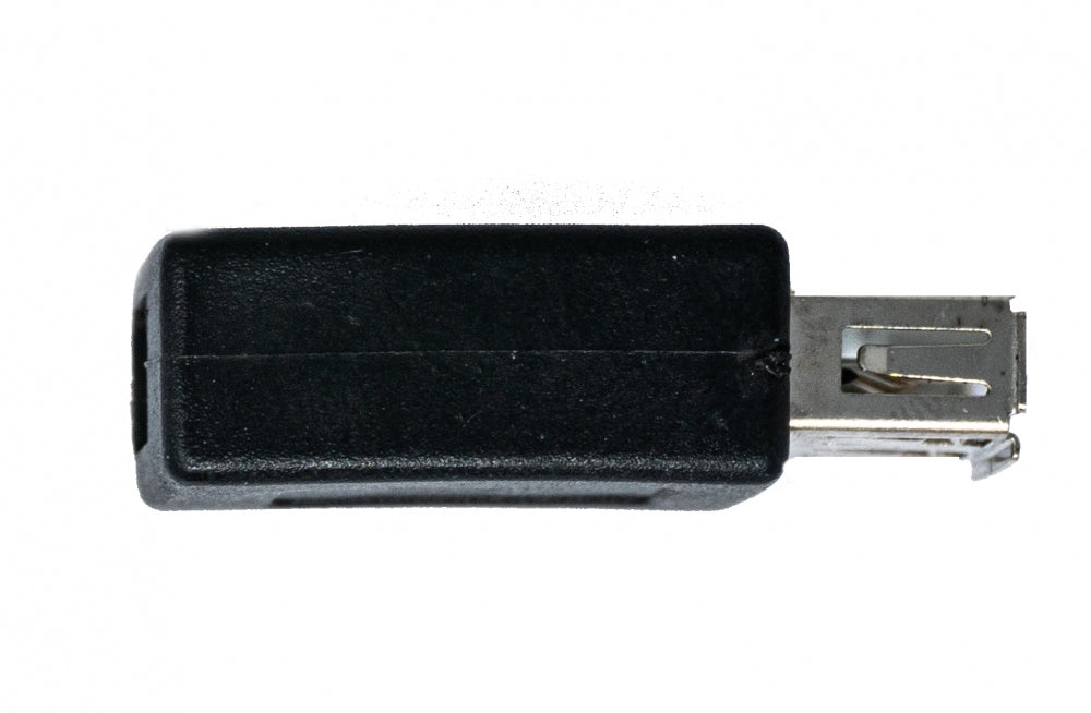 USB 2.0 Adapter Typ A Buchse zu Mini B Buchse Kabel in Schwarz | System-S