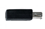 USB 2.0 Adapter Typ A Buchse zu Mini B Buchse Kabel in Schwarz | System-S