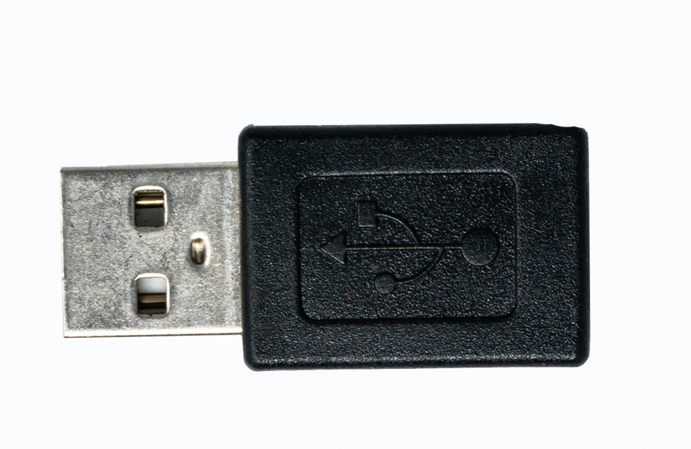 USB 2.0 Adapter Typ A Stecker zu Mini Buchse Kabel in Schwarz | System-S
