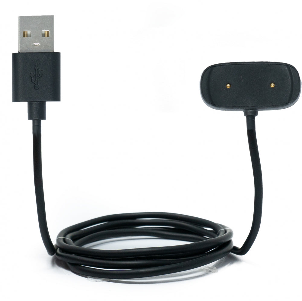 USB 2.0 Kabel in Schwarz Ladekabel für Xiaomi Amazfit GTR 2 GTS 2 Pop und Zepp E | System-S
