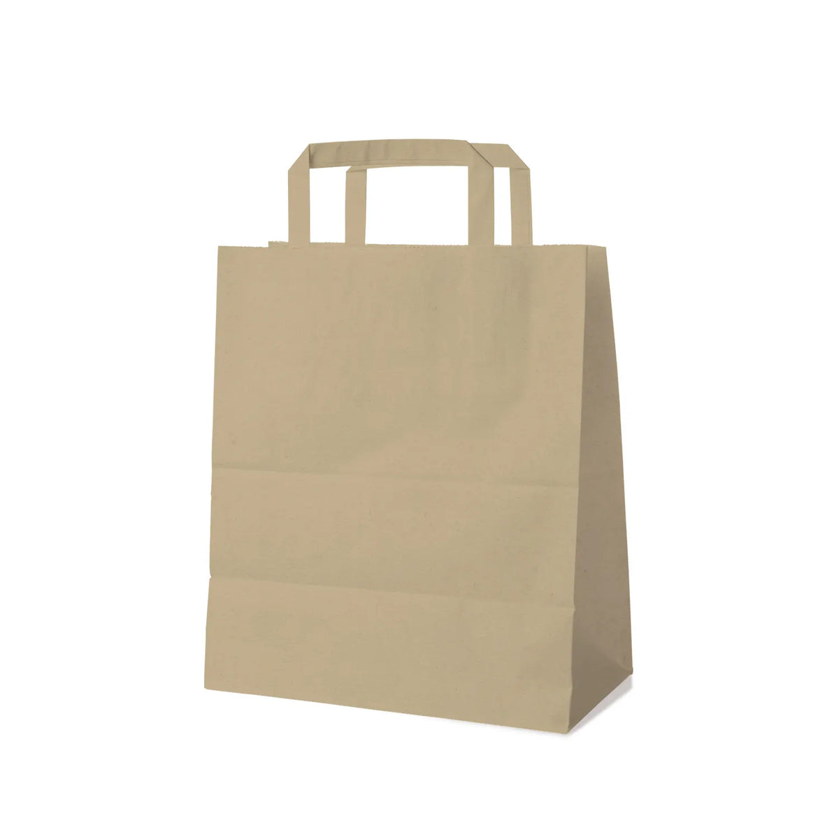 Papiertragetasche braun 22+10 x 28 cm – 250 Stück