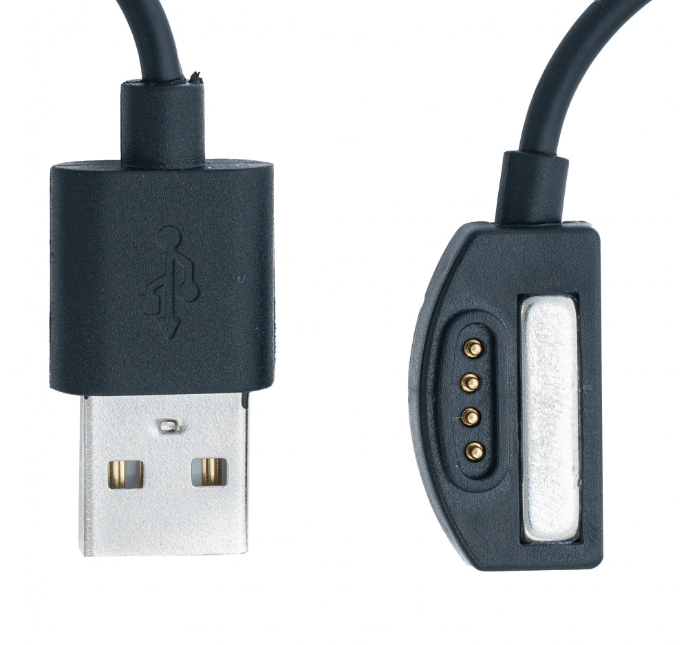 USB 2.0 Kabel in Schwarz Ladestation Ladekabel für Suunto 7 Smartwatch | System-S