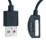 USB 2.0 Kabel in Schwarz Ladestation Ladekabel für Suunto 7 Smartwatch | System-S
