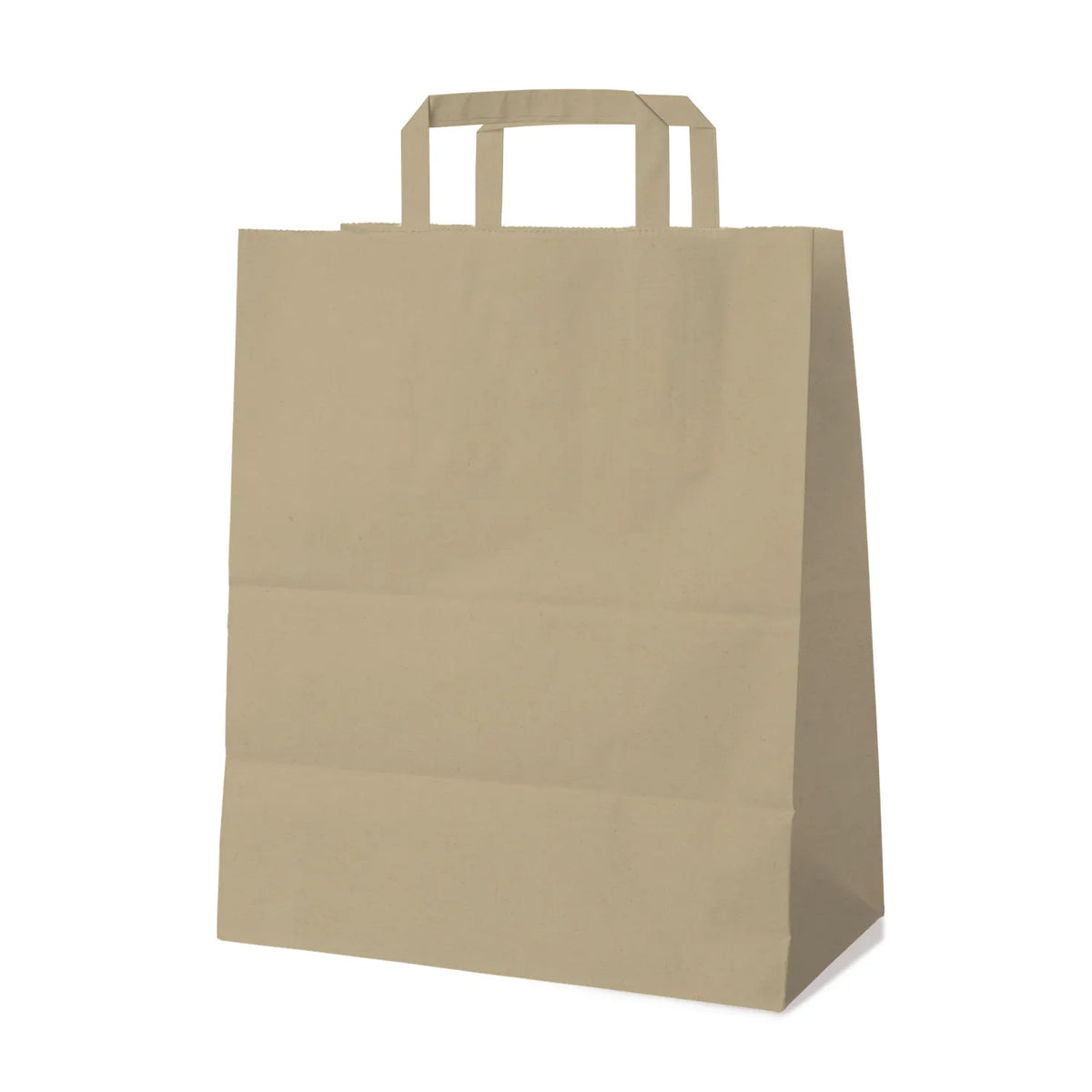 Papiertragetasche braun 32+16 x 39 cm – 250 Stück