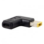 USB 3.1 Adapter Typ C Buchse zu Rectangle 11,0 x 4,5 mm Stecker mit Winkel Kabel | System-S
