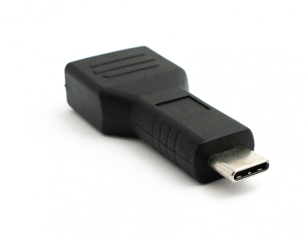 USB 3.1 Adapter Typ C Stecker zu Rectangle 11,0 x 4,5 mm Stecker Kabel Schwarz | System-S