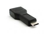 USB 3.1 Adapter Typ C Stecker zu Rectangle 11,0 x 4,5 mm Stecker Kabel Schwarz | System-S