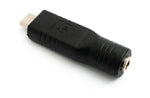 USB 3.1 Adapter Typ C Stecker zu DC 20 V 4,0 x 1,7 mm Stecker Kabel in Schwarz | System-S